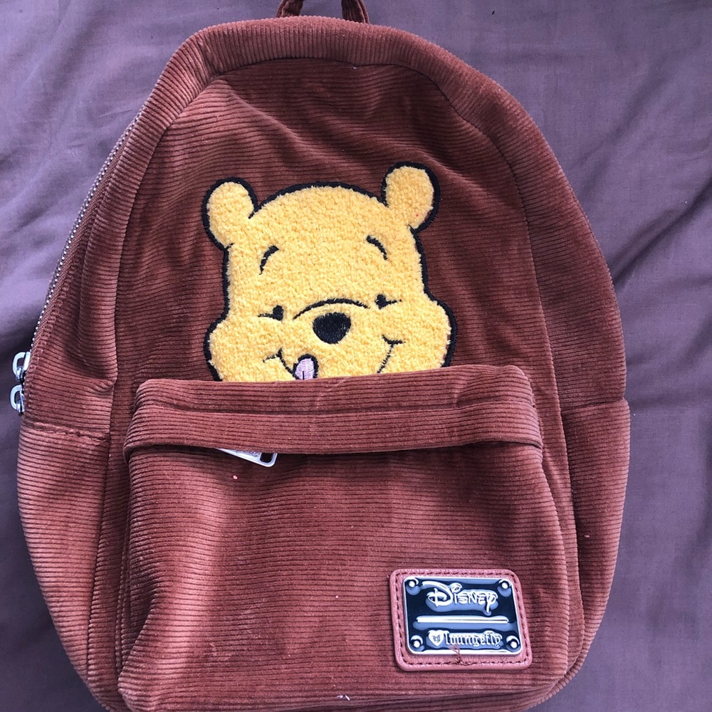 Loungefly Winnie the Pooh Suede backpack